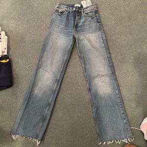 Zara wide leg jeans size 2